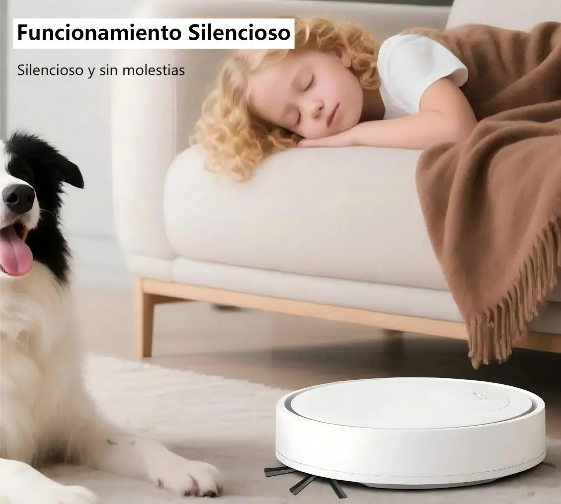 Robot Aspiradora Inteligente SmartClean 360° — Limpia Solo Mientras Tú Descansas 🤖