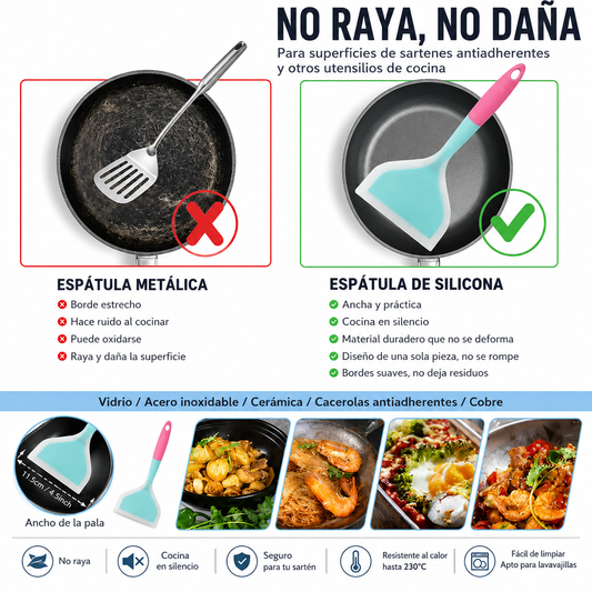 Espátula de Silicona para Cocina