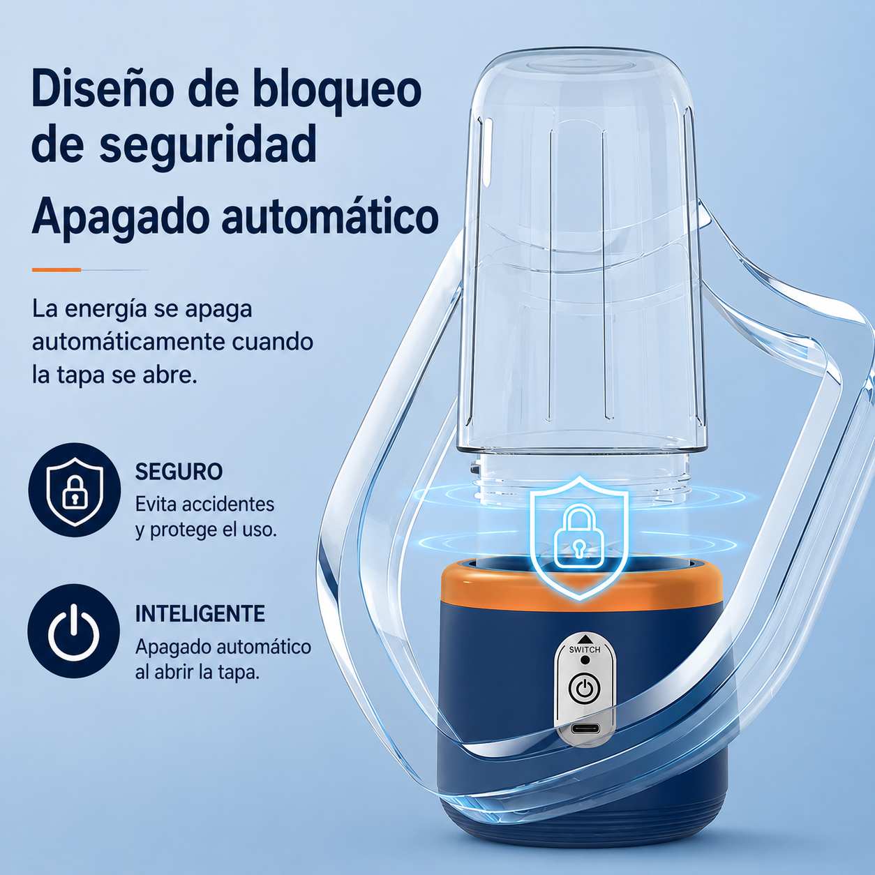 Mini Licuadora Portátil USB Recargable