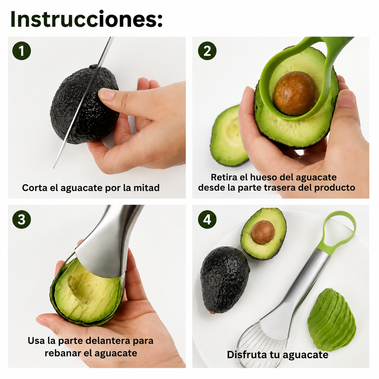 Cortador de Palta 2 en 1