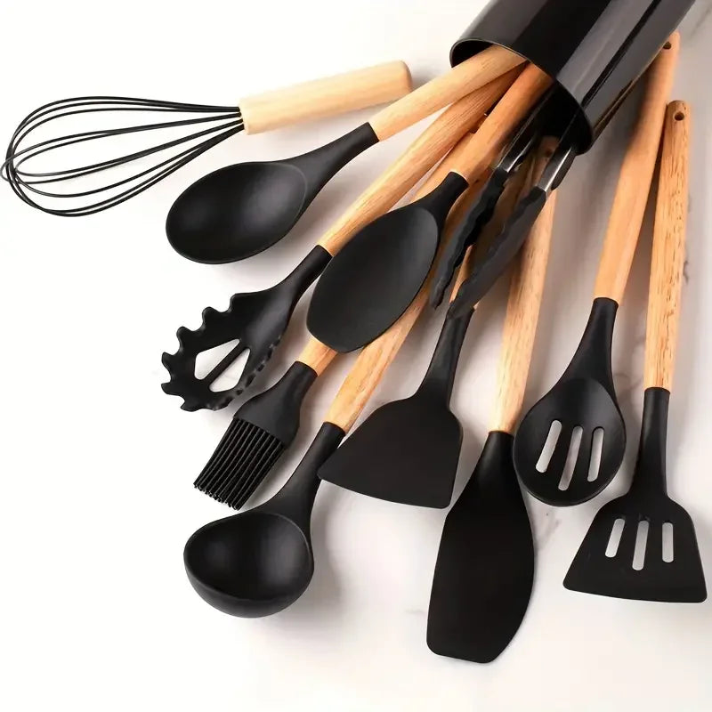 Set de Espátulas de Silicona 12 piezas para Cocina