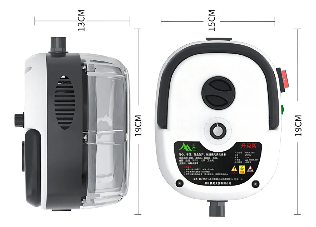 Limpiador a Vapor 2500W — Elimina Grasa y Bacterias Sin Químicos 💨